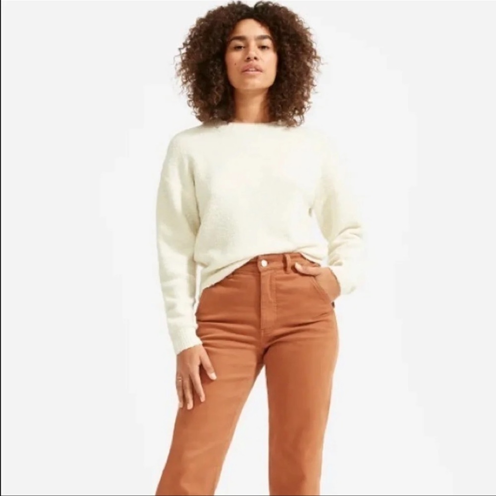 Everlane Teddy Wool Blend Crewneck Sweater